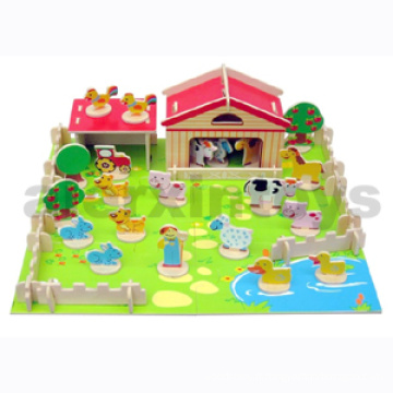 3D Wooden Farm Puzzle (81024)